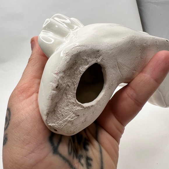 Vintage Harlequin Pierrot Clown Mime Figurine Laying Down Porcelain Ceramic 9” - Picture 9 of 9